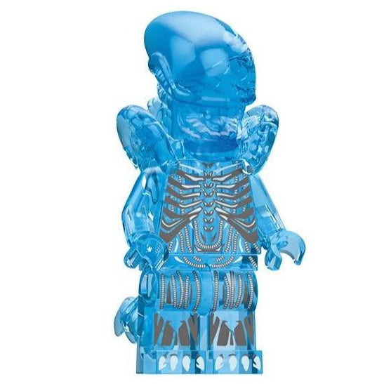 Aliens Transparent Blue Xenomorph Minifigure1