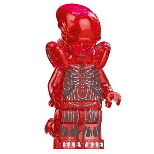 Aliens Transparent Red Xenomorph Minifigure1