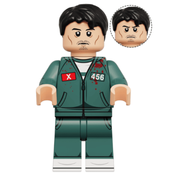 Seong Gi-hun (Player 456) Custom Squid Game Minifigure1