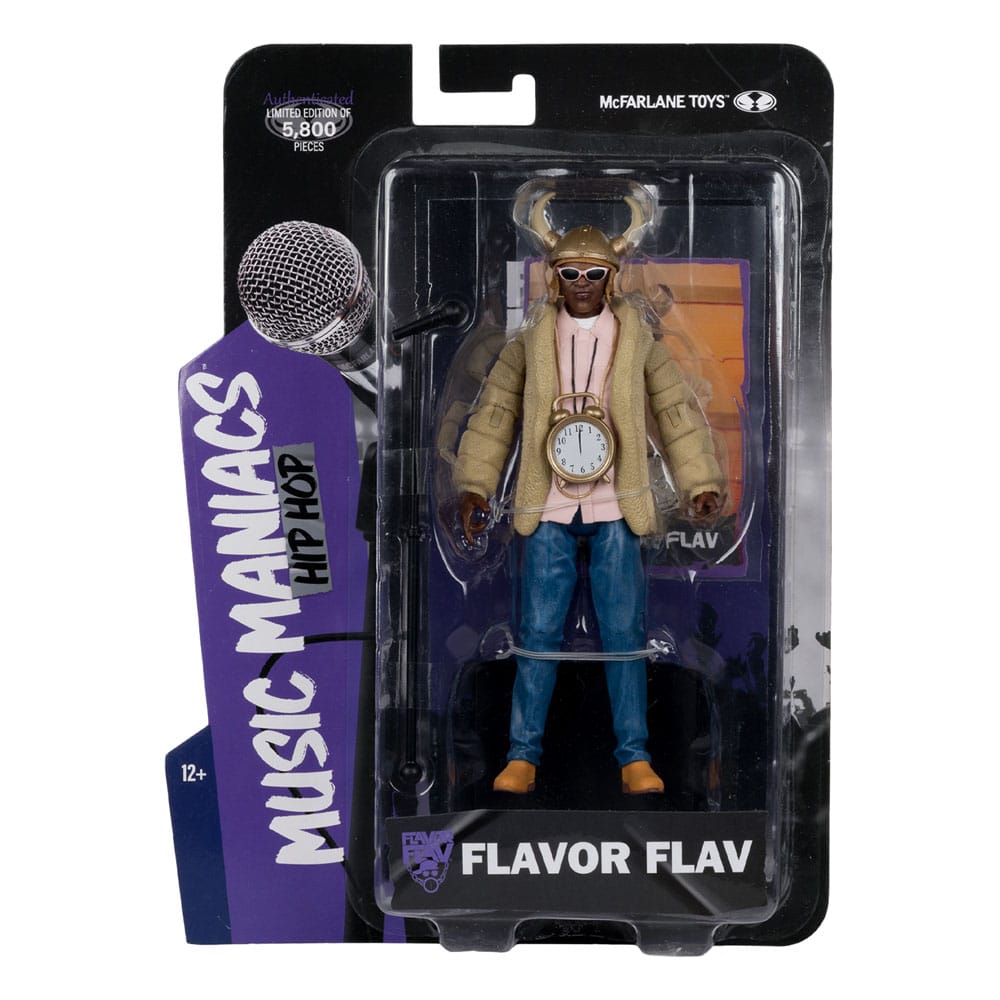 Music Maniacs Hip Hop Action Figure Flavor Flav 16cm7