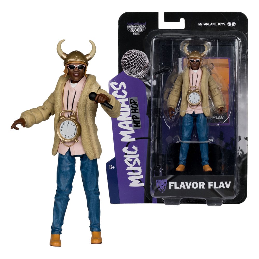 Music Maniacs Hip Hop Action Figure Flavor Flav 16cm4