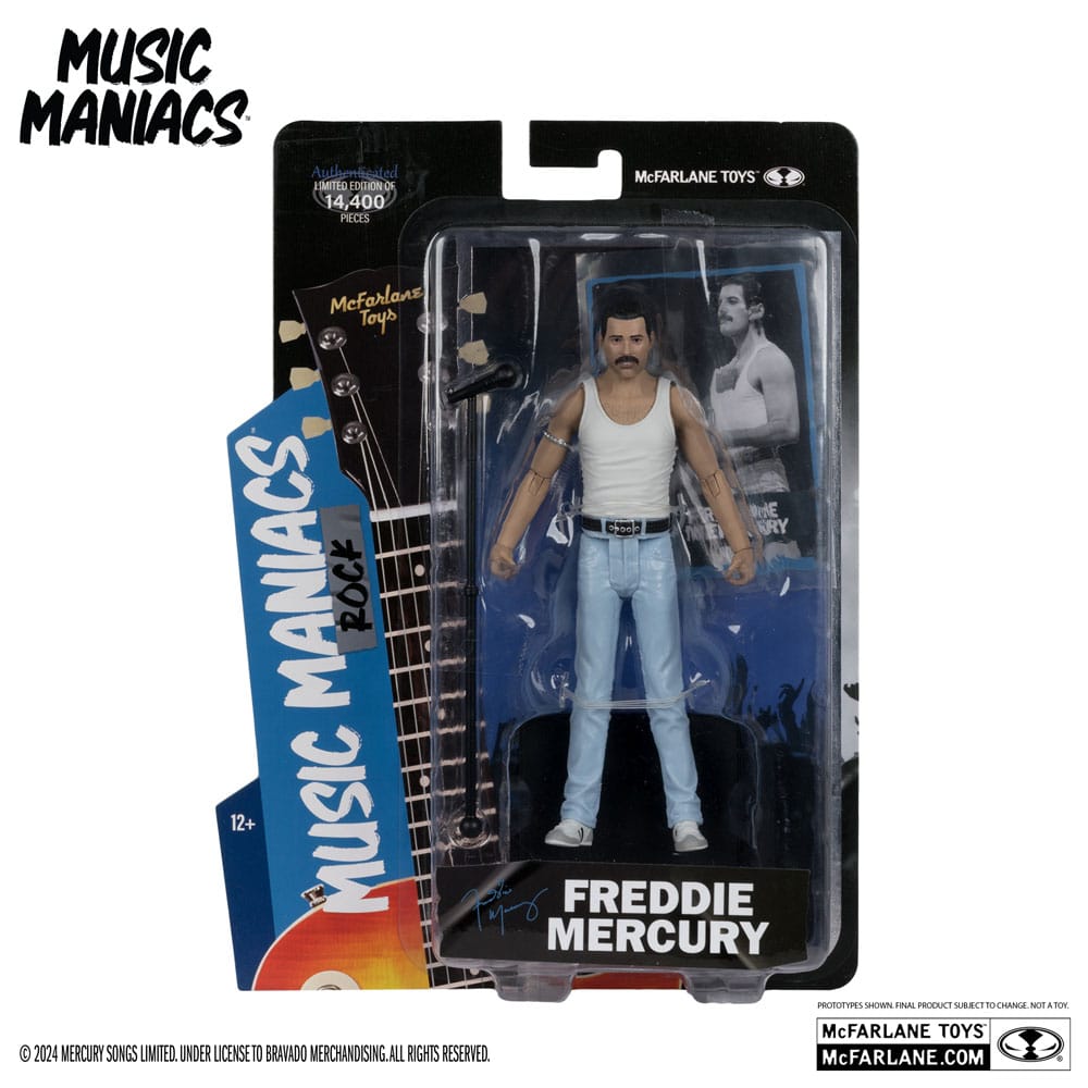 Music Maniacs Rock Action Figure Freddy Mercury 15cm7