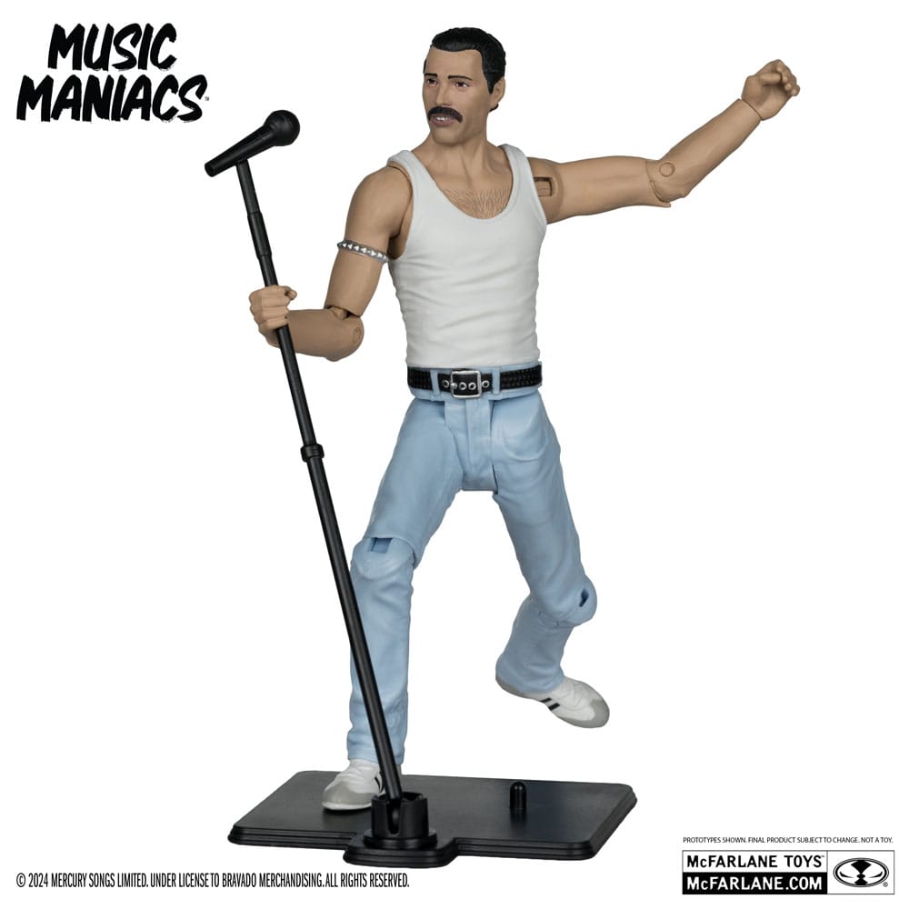 Music Maniacs Rock Action Figure Freddy Mercury 15cm3