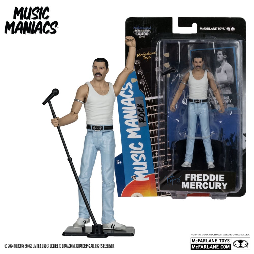 Music Maniacs Rock Action Figure Freddy Mercury 15cm4