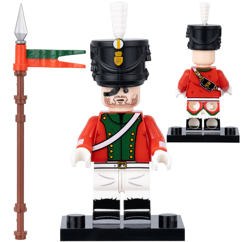 German Sachsen Ulanen Lancer Soldier Minifigure1