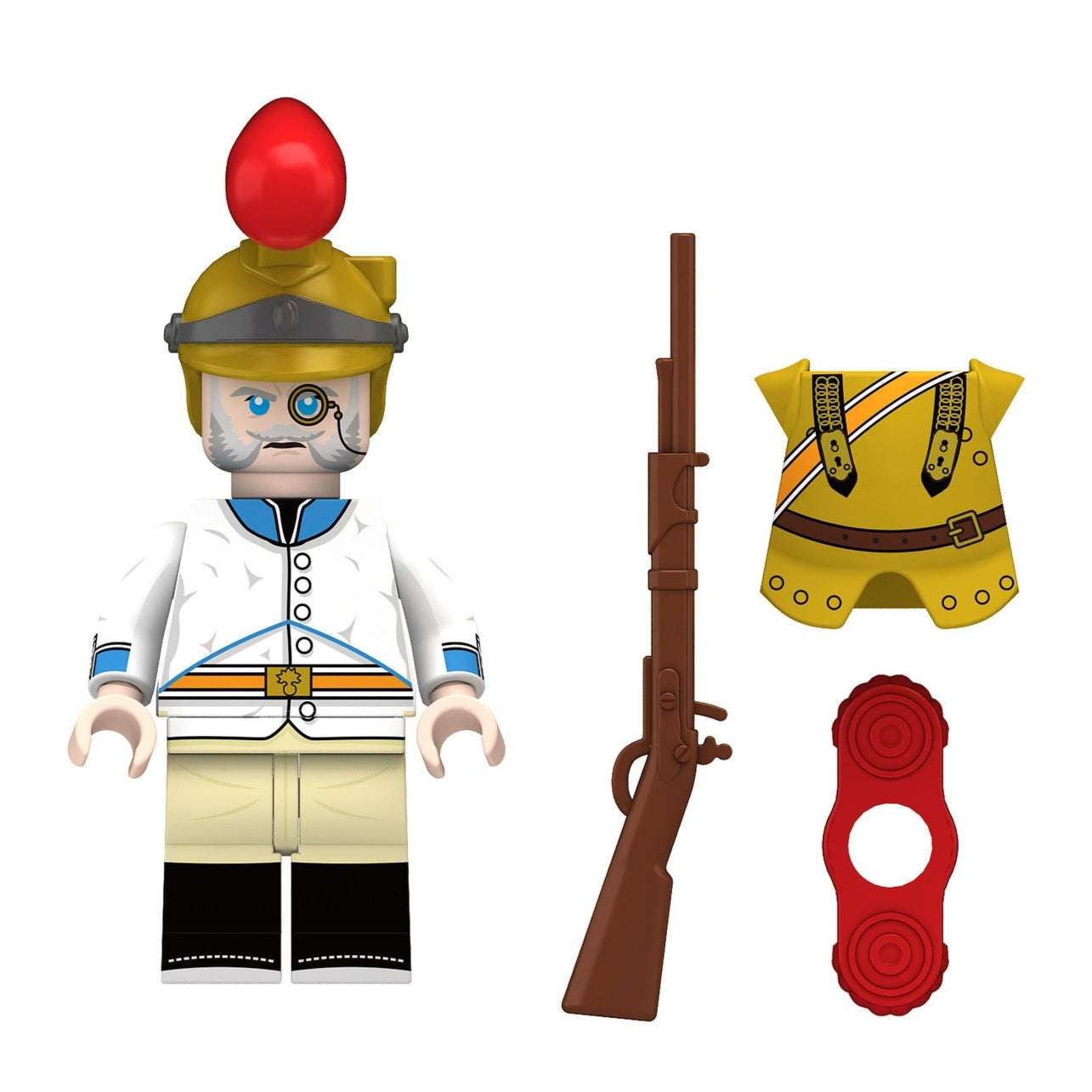 Mounted Carabiniers France Soldier Minifigure