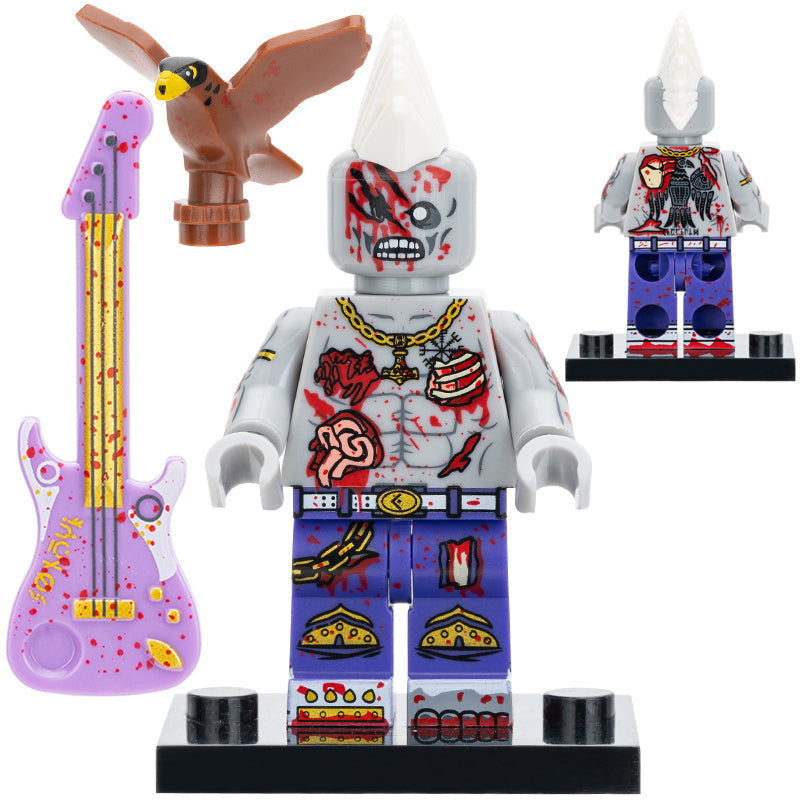 Rock Zombie Custom Horror Minifigure1