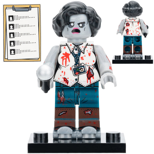 Quickly Zombie Custom Horror Minifigure1