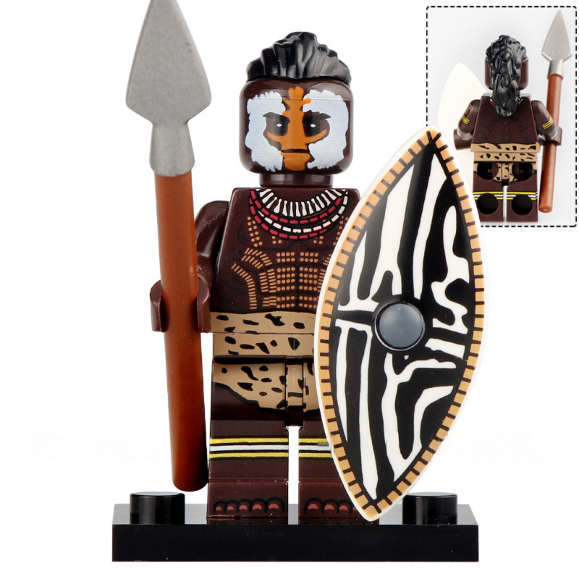 Nubian Tribal Warrior Ancient Egypt Minifigure1