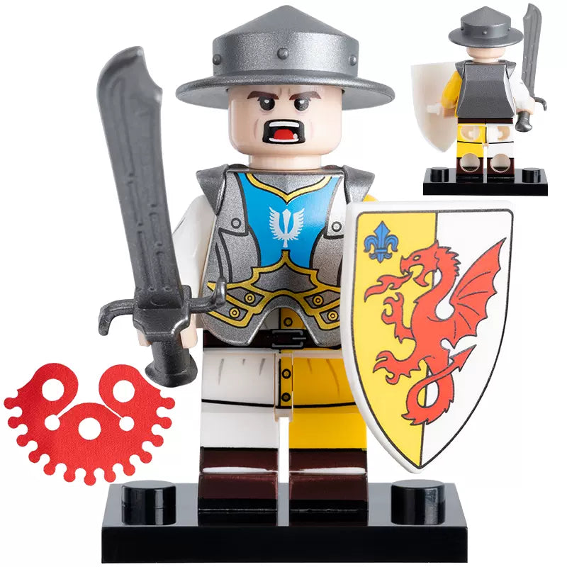 Medieval Soldier Eagle Militia Custom Military Minifigure1