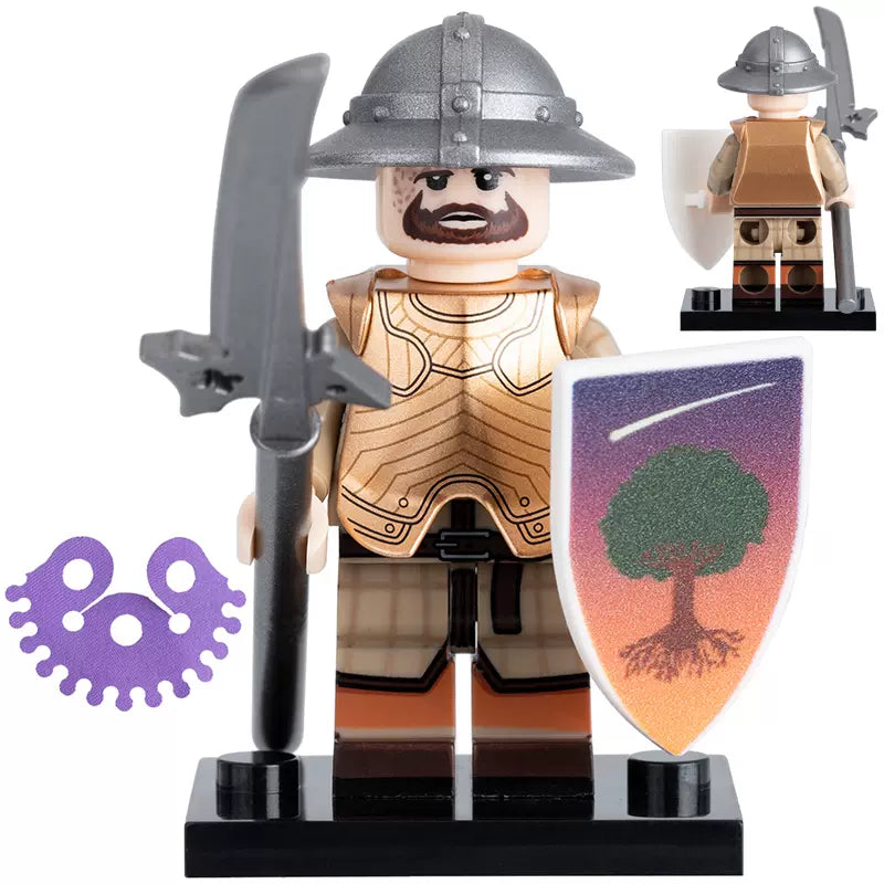 Medieval Soldier High Custom Military Minifigure1