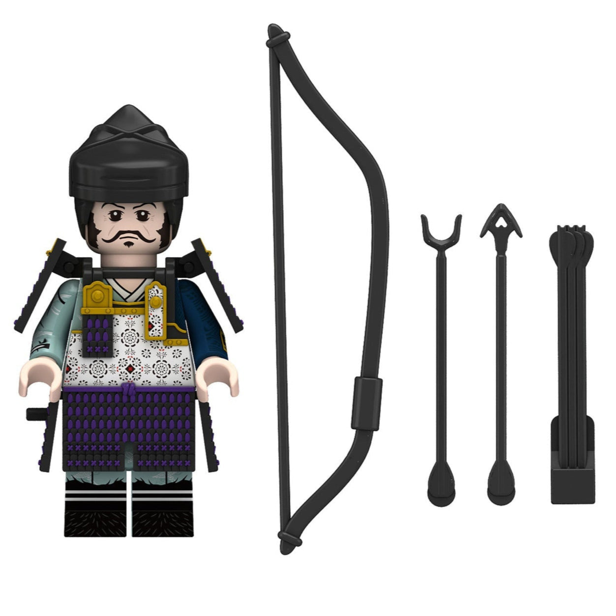 Kyuzo Japanese Samurai Archer Warrior Custom Minifigure1