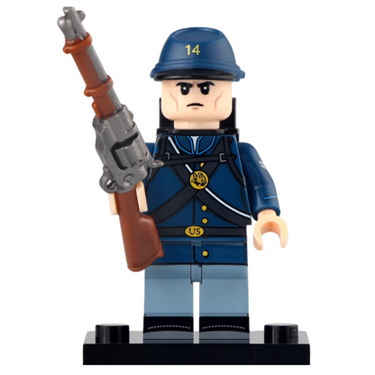 American Civil War Confederate Soldier Custom Military Minifigure1