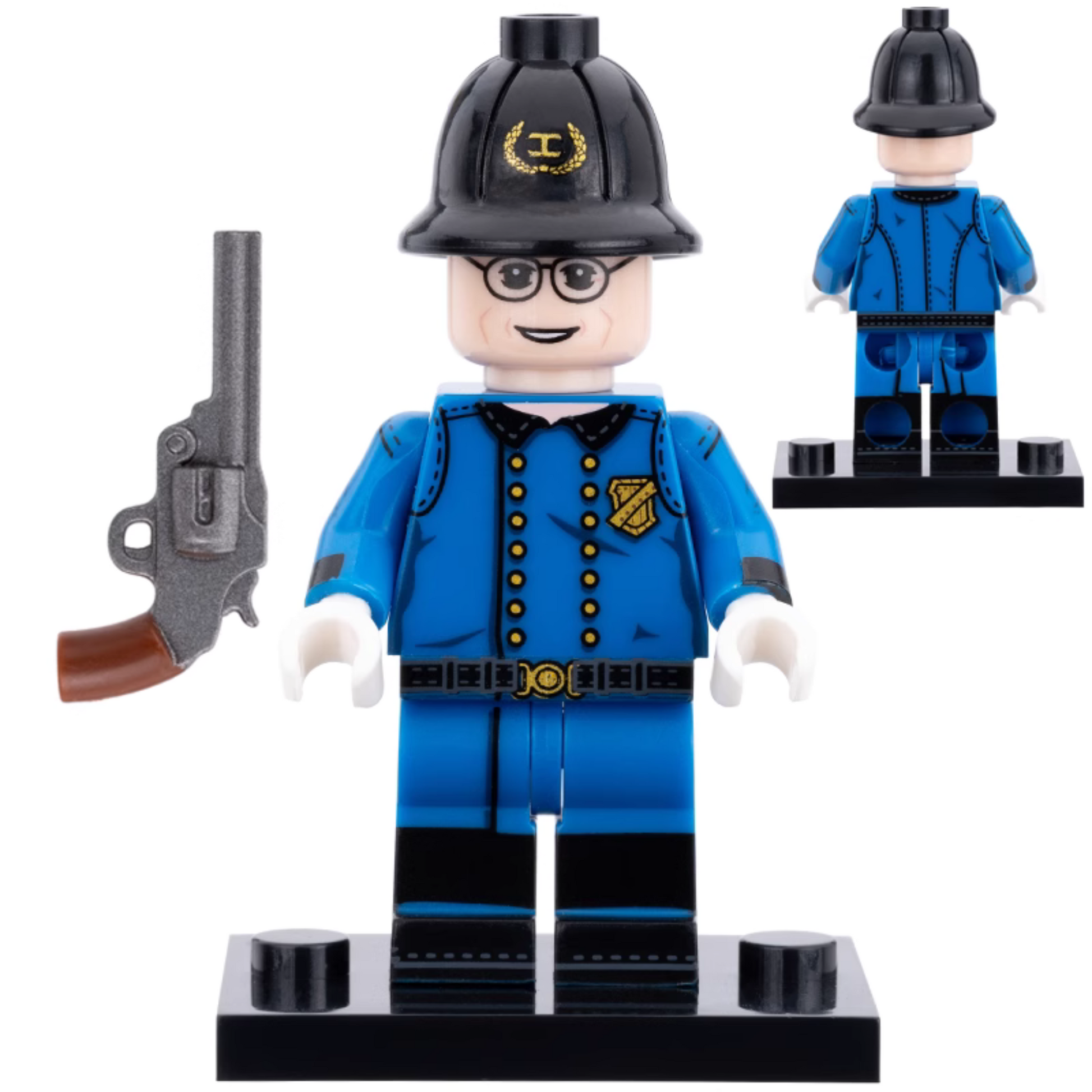 Police Officer Red Dead Redemption Custom Minifigure1