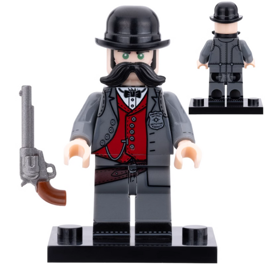 Pinkerton Detective Red Dead Redemption Custom Minifigure1