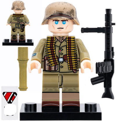 German Africa Corps Soldier Custom Minifigure1