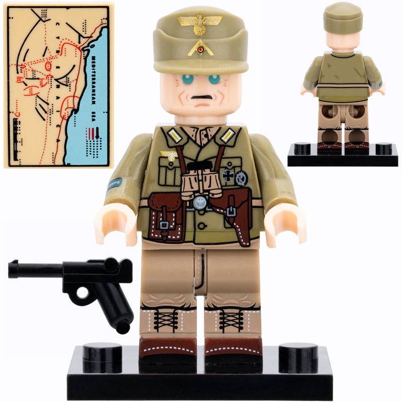 German Africa Corps Soldier Custom Minifigure1