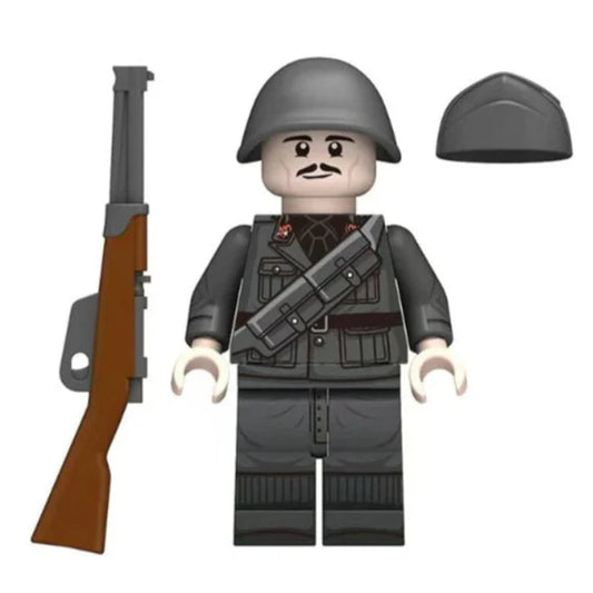WW2 Italian Infantry Soldier (Carcano) Custom Military Minifigure