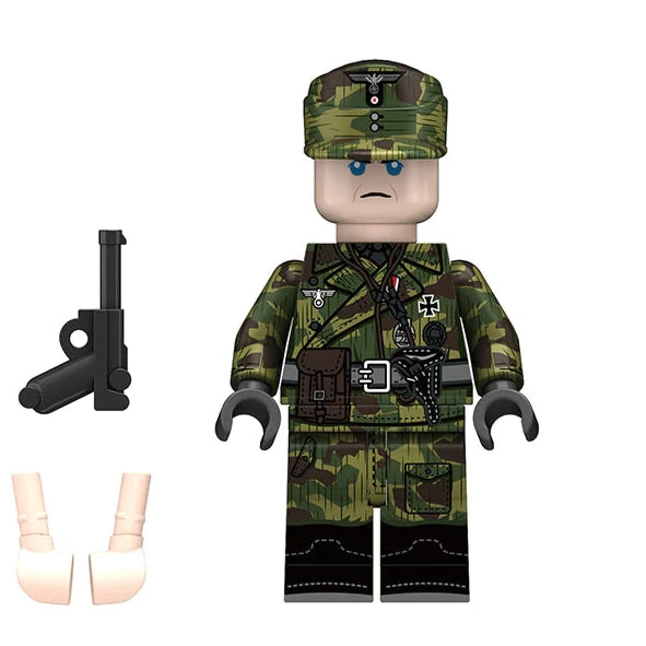 Splinter Pattern Panzer Troops Soldier Custom Minifigure1