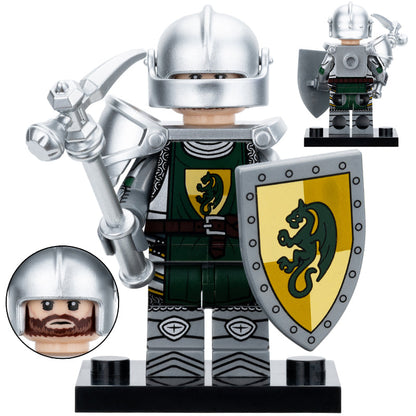 2 x Medieval Knights Custom Military Minifigure2