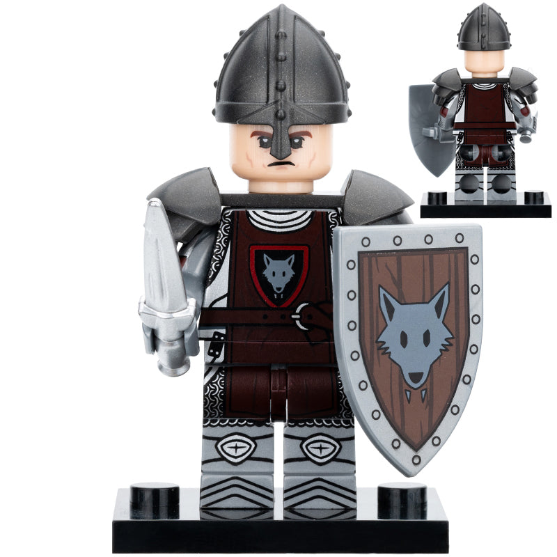 2 x Medieval Knights Custom Military Minifigure3