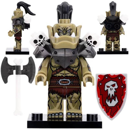 Orc Soldier Custom World of Warcraft Minifigure2