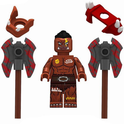 Orc Berserker Custom Warcraft Game Minifigure2