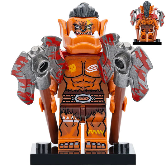 Orc Berserker Custom Warcraft Game Minifigure1