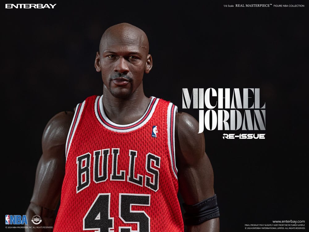 NBA Collection Real Masterpiece Action Figure 1/6 Michael Jordan I'm Back Edition Limited 30cm4