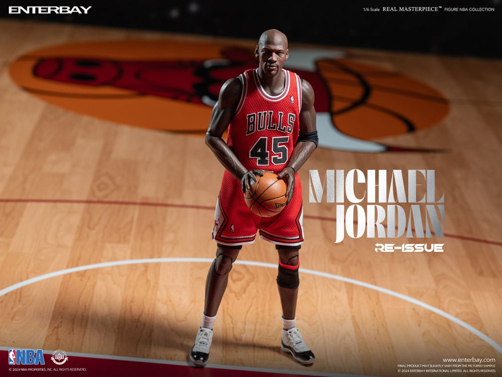NBA Collection Real Masterpiece Action Figure 1/6 Michael Jordan I'm Back Edition Limited 30cm7