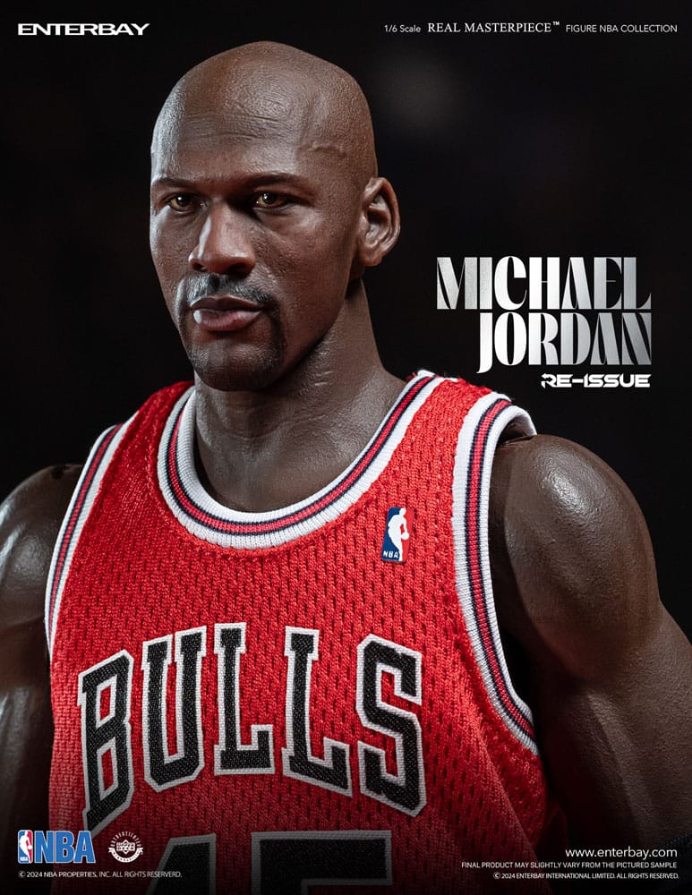 NBA Collection Real Masterpiece Action Figure 1/6 Michael Jordan I'm Back Edition Limited 30cm5