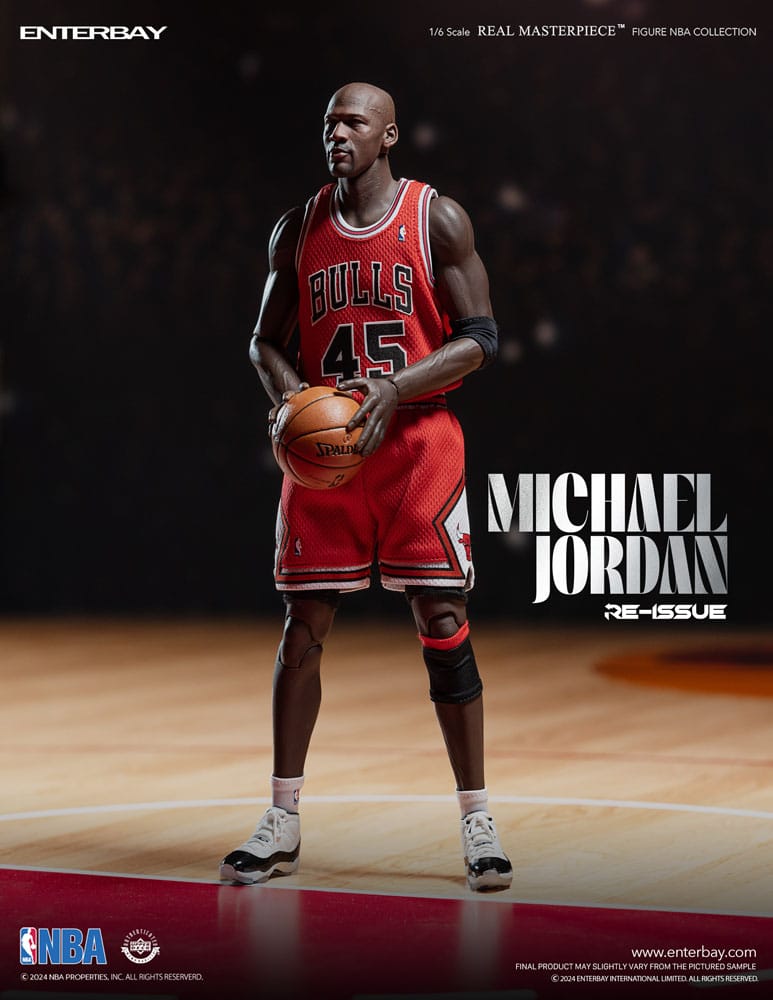 NBA Collection Real Masterpiece Action Figure 1/6 Michael Jordan I'm Back Edition Limited 30cm6