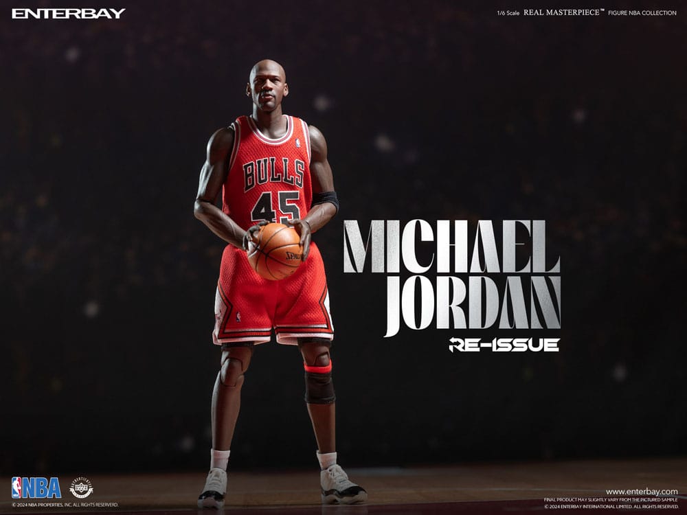 NBA Collection Real Masterpiece Action Figure 1/6 Michael Jordan I'm Back Edition Limited 30cm8