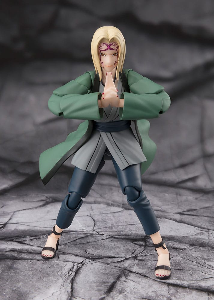 Naruto S.H. Figuarts Action Figure Tsunade The Legendary Medical Ninja 14cm3