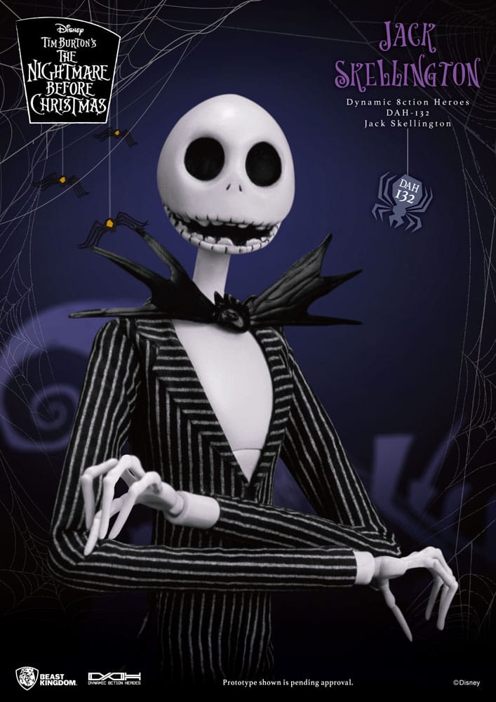 Nightmare before Christmas Dynamic 8ction Heroes Action Figure 1/9 Jack 21cm3