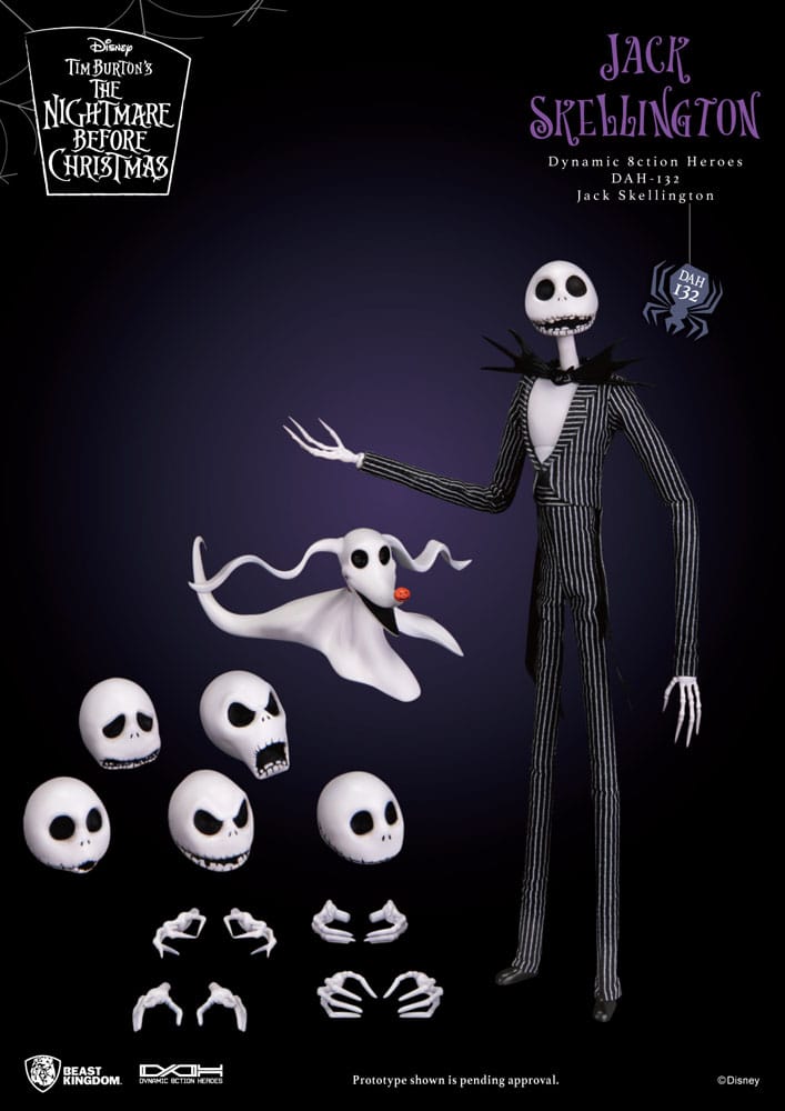 Nightmare before Christmas Dynamic 8ction Heroes Action Figure 1/9 Jack 21cm12