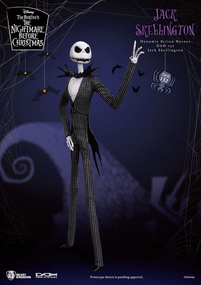 Nightmare before Christmas Dynamic 8ction Heroes Action Figure 1/9 Jack 21cm6