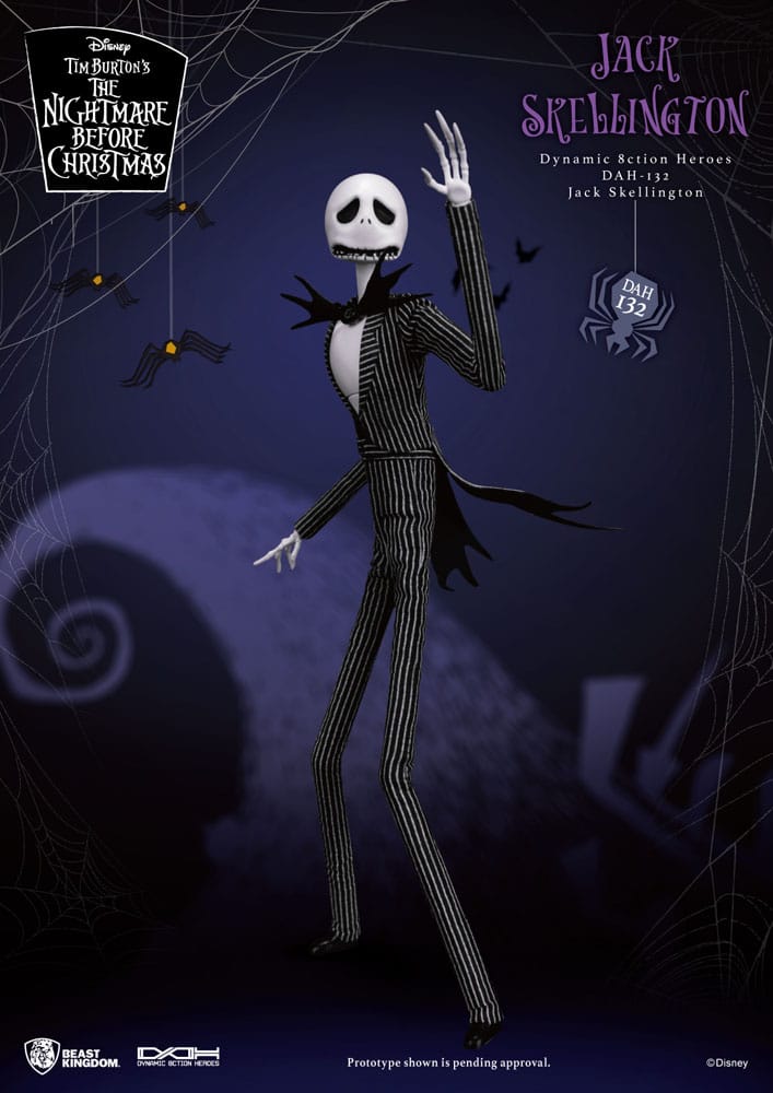 Nightmare before Christmas Dynamic 8ction Heroes Action Figure 1/9 Jack 21cm5