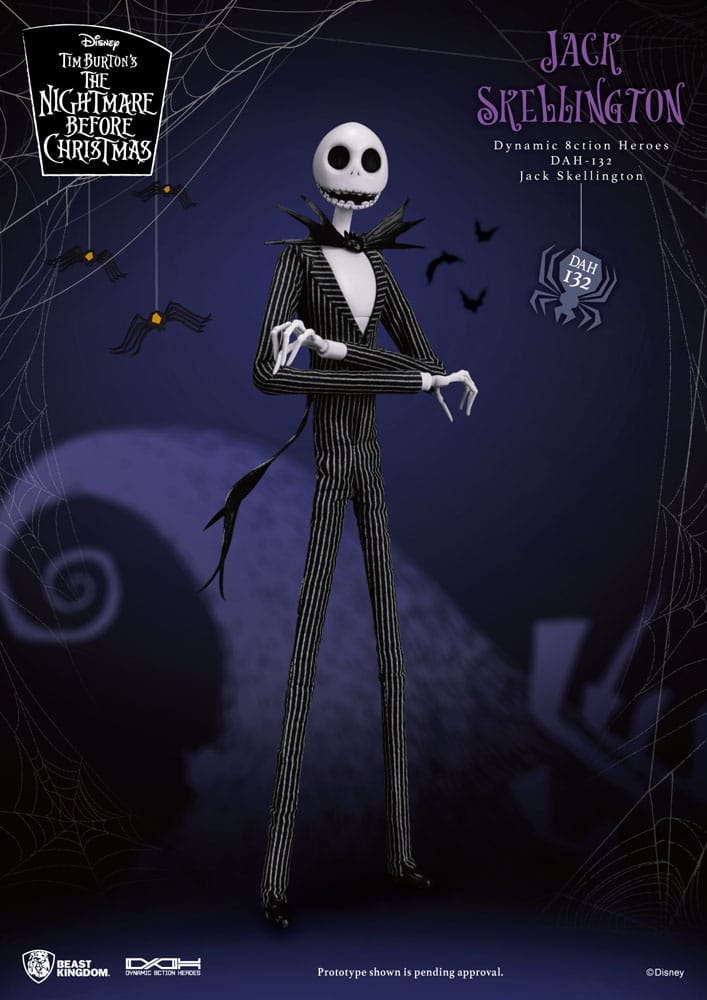 Nightmare before Christmas Dynamic 8ction Heroes Action Figure 1/9 Jack 21cm7