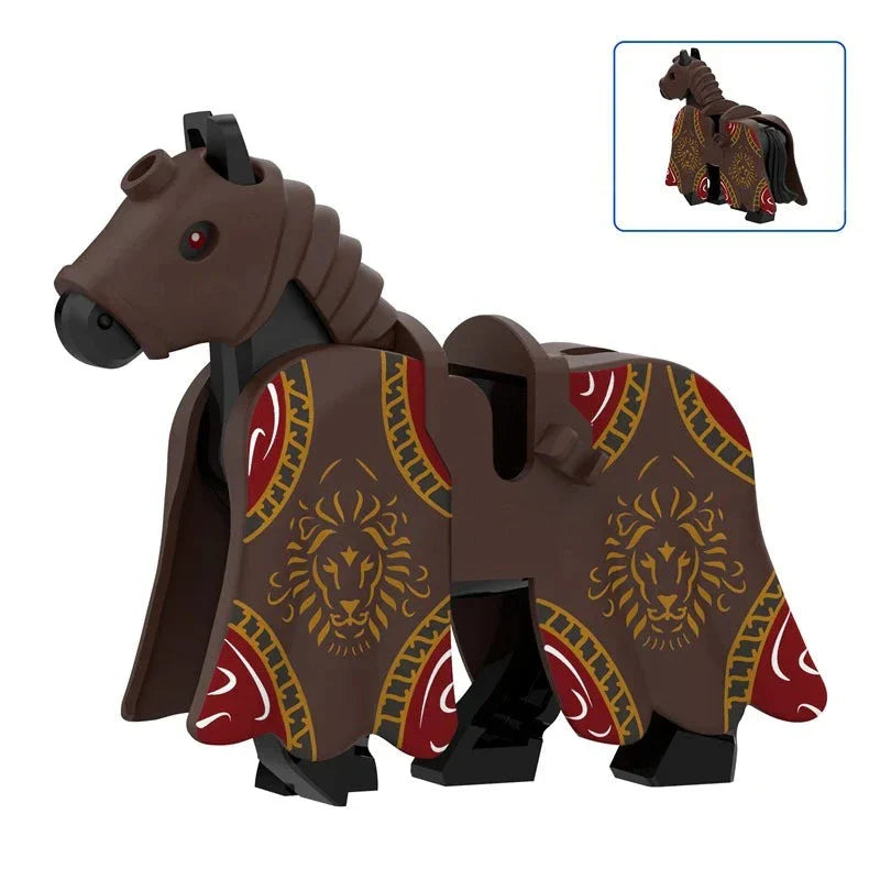 Medieval Warhorse Custom Minifigure1