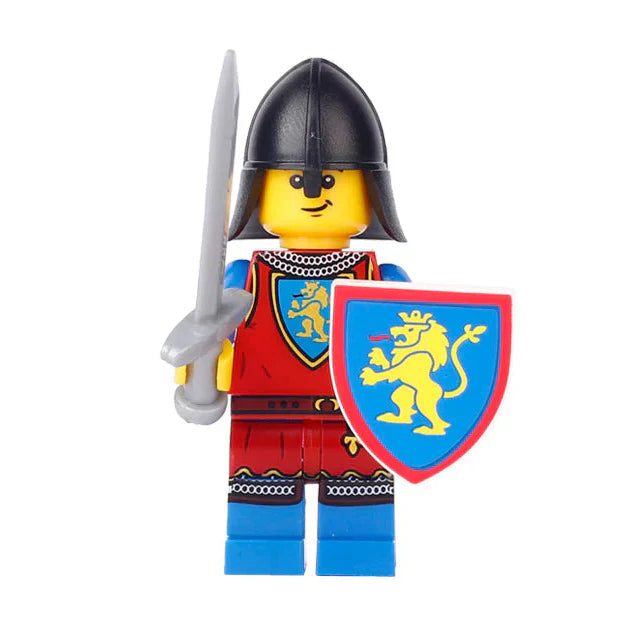 Lion Knight From Lego Castle Custom Soldier Minifigure1