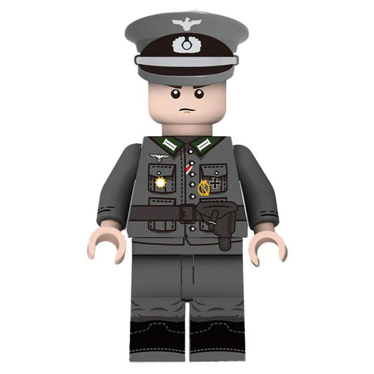 WW2 German Officer Soldier Custom Minifigure1