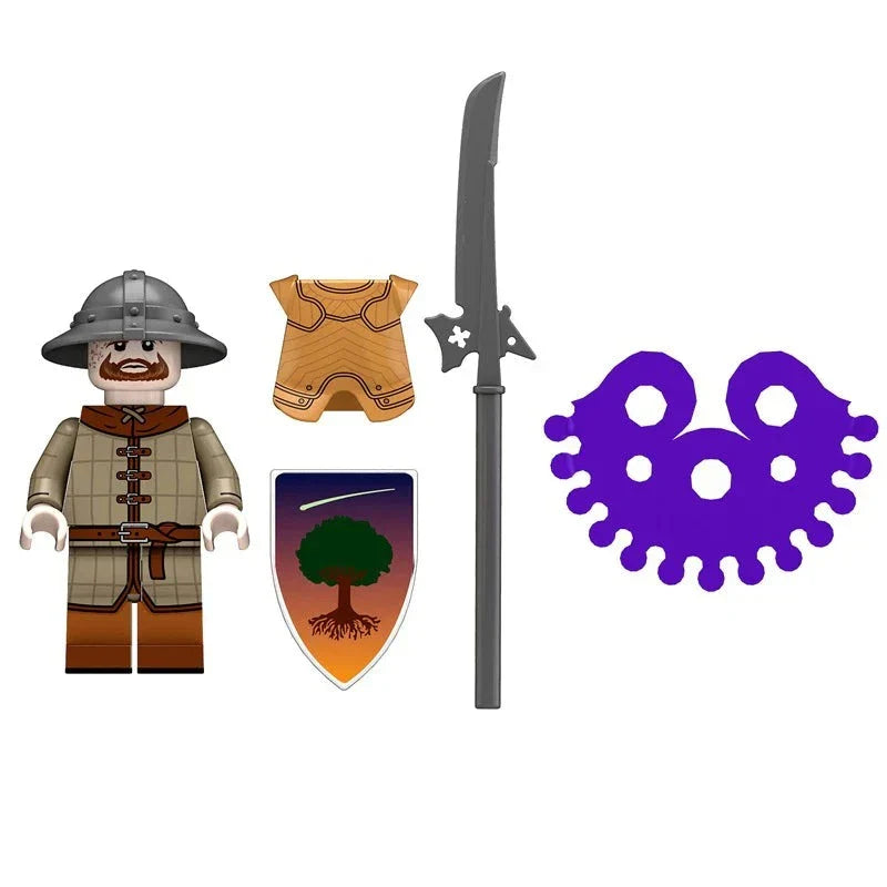 Medieval Soldier High Custom Military Minifigure2