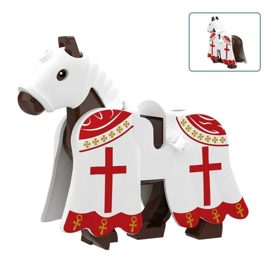 Medieval Warhorse Custom Minifigure1