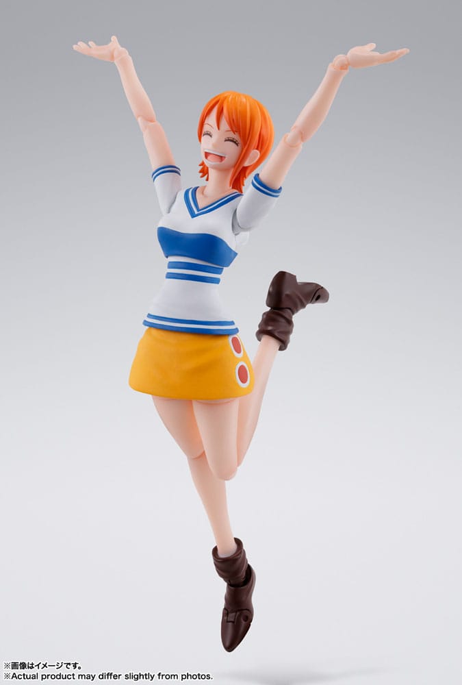 One Piece S.H. Figuarts Action Figure Nami Romance Dawn 14cm4