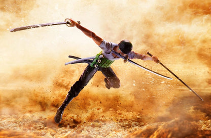 One Piece S.H.Figuarts Action Figure Roronoa Zoro Romance Dawn Ver. 15cm5