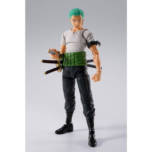 One Piece S.H.Figuarts Action Figure Roronoa Zoro Romance Dawn Ver. 15cm1