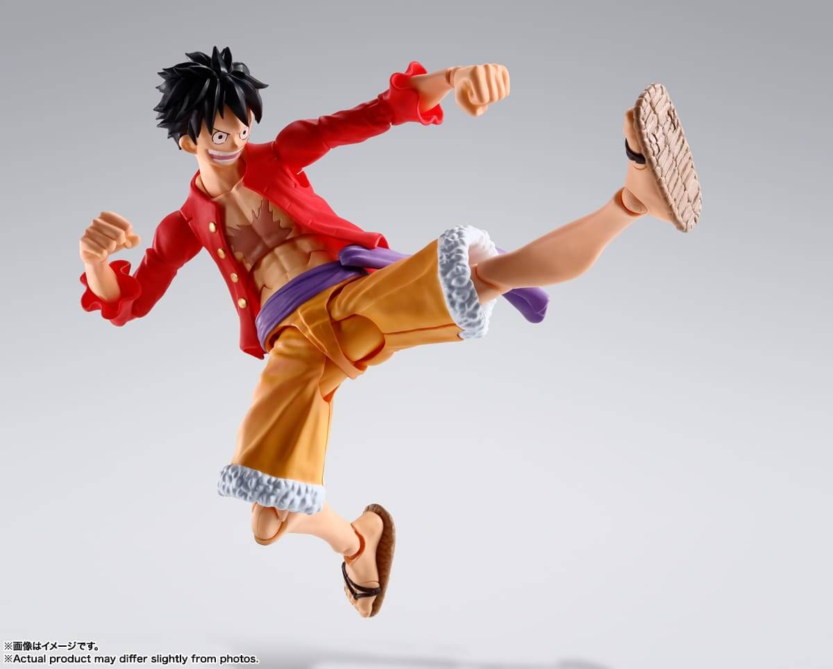 One Piece S.H. Figuarts Action Figure Monkey D. Luffy Raid on Onigashima 15cm8