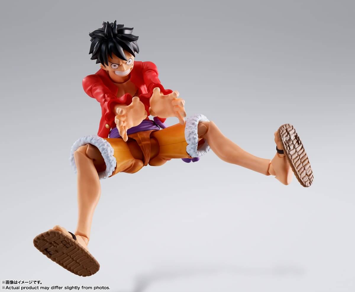 One Piece S.H. Figuarts Action Figure Monkey D. Luffy Raid on Onigashima 15cm5