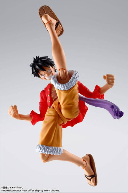 One Piece S.H. Figuarts Action Figure Monkey D. Luffy Raid on Onigashima 15cm2